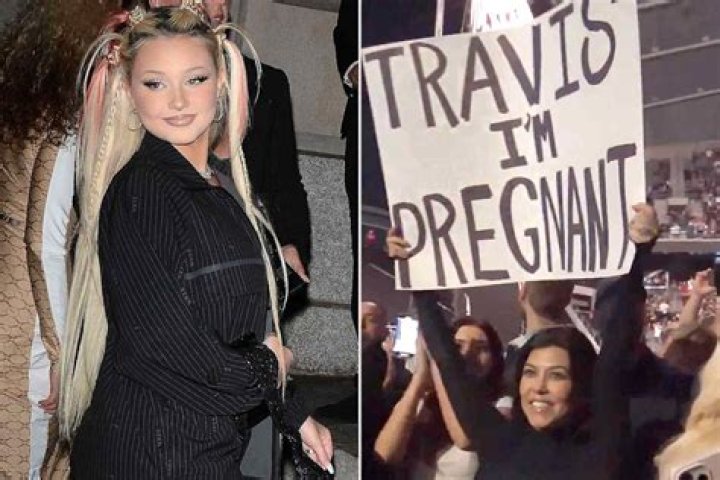 Alabama Barker Drops Hint that Kourtney Kardashian is Pregnant