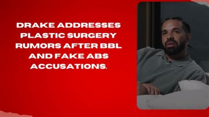 Did Drake Get A BBL: Surgery Rumors 2024